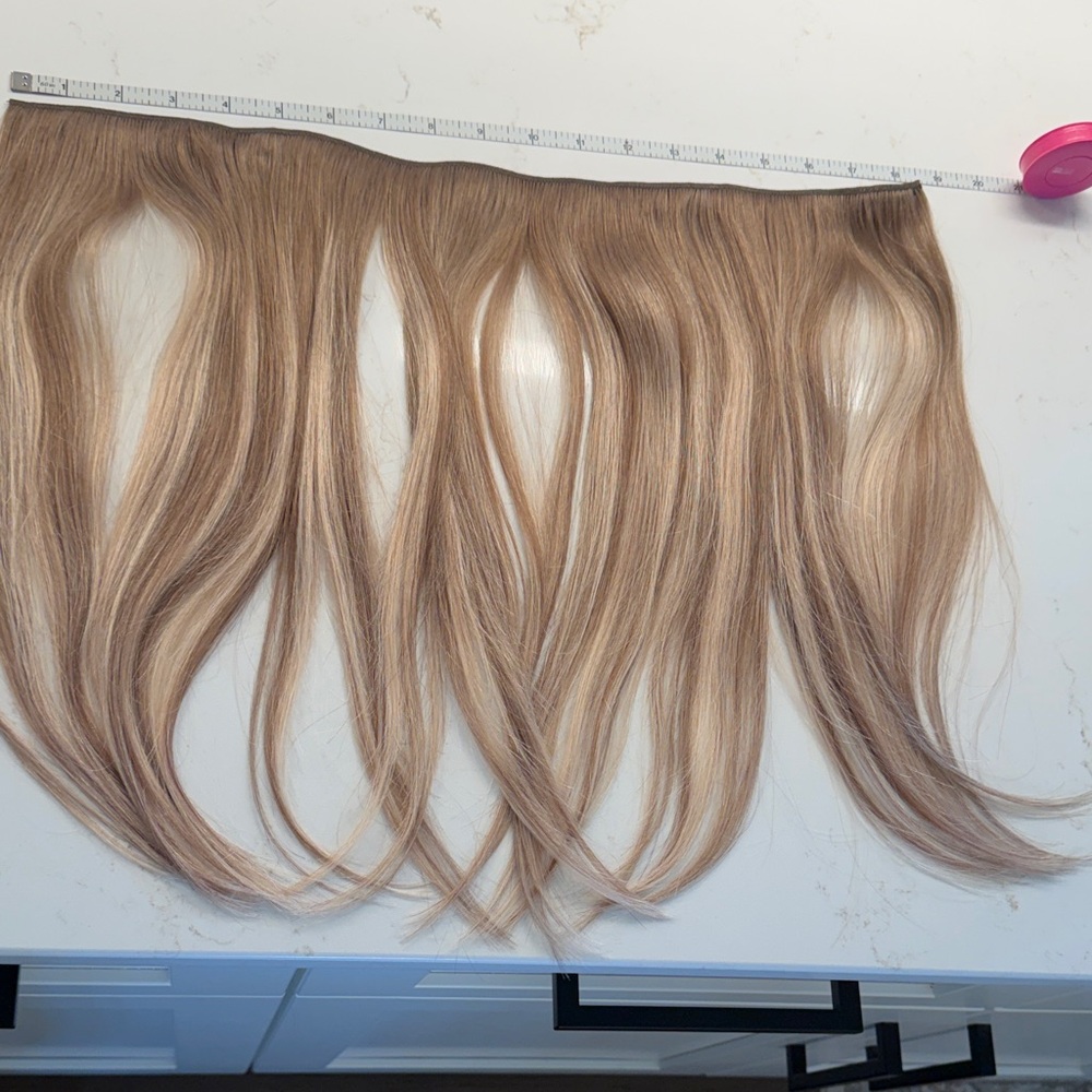 Bellami Professional- Sweetheart Blonde Hybrid Blends hair extensions sew in 16”